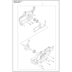 Husqvarna 564 XP G - 970711620 - Short Block