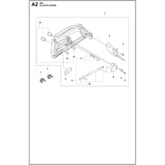 Husqvarna 565 - 966733920 - Clutch Cover