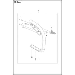 Husqvarna 565 - 966733920 - Handle