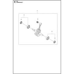 Husqvarna 565 - 966733920 - Crankshaft