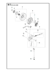 Husqvarna 565 - Clutch & Oil Pump