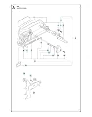 Husqvarna 570 - 2011-Current - Clutch Cover