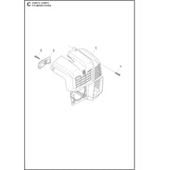 Husqvarna 570 BFS - 2011-Current - Cylinder Cover