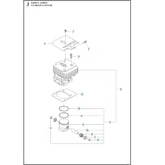 Husqvarna 570 BFS - 2011-Current - Cylinder Piston
