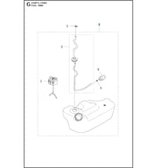 Husqvarna 570 BTS - 2011-2011 - Fuel Tank