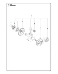 Husqvarna 570II - Crankshaft
