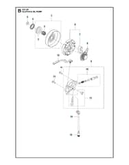 Husqvarna 572XP - Clutch & Oil Pump