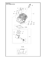 Husqvarna 572XP - Cylinder Piston