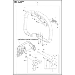 Husqvarna 572 XP G - 966733420 - Handle 01