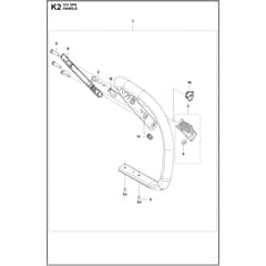 Husqvarna 572 XP G - 966733420 - Handle 03