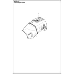 Husqvarna 572 XP G - 966733420 - Cylinder Cover