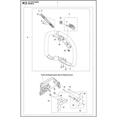 Husqvarna 572 XP G - 966733420 - Handle 02