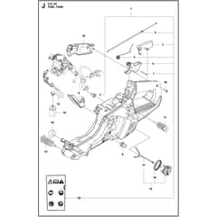 Husqvarna 572 XP G - 966733420 - Fuel Tank