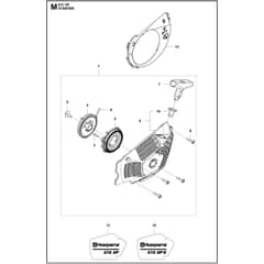 Husqvarna 572 XP G - 966733420 - Starter