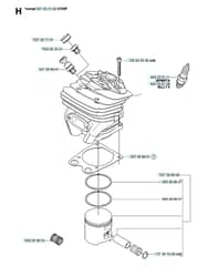 Husqvarna 575XP - Cylinder Piston