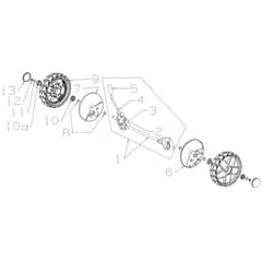 Masport 575AL - 465787 - Nov 2019 - Wheel Assembly