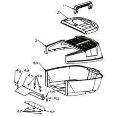 Masport 575AL - 482949 - Sept 2015 > 7966585 - Catcher Assembly - 18”