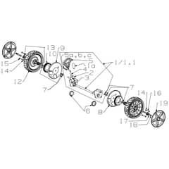 Masport 575AL - 482949 - Sept 2015 > 7966585 - Wheel Assembly