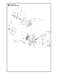Husqvarna 576XPAUTOTUNE - Clutch & Oil Pump