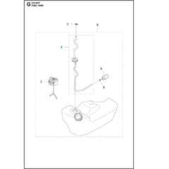 Husqvarna 578 BTF - Fuel Tank