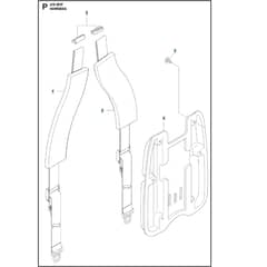 Husqvarna 578 BTF - Harness