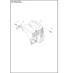 Husqvarna 580 BFS - 2011-05 - Cylinder Cover
