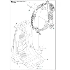 Husqvarna 580BFS Mark II – 580BTS Mark II - Frame