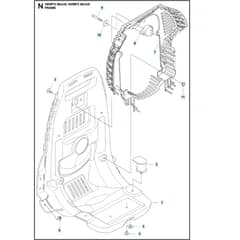 Husqvarna 580BFS Mark III – 580BTS Mark III - Frame