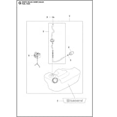 Husqvarna 580BFS Mark III – 580BTS Mark III - Fuel Tank