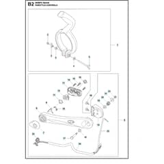 Husqvarna 580BFS Mark III – 580BTS Mark III - Throttle Controls 2