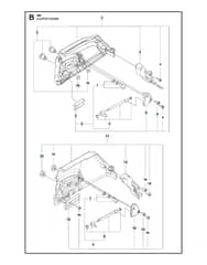 Husqvarna 585 - Clutch Cover