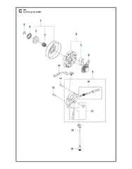 Husqvarna 585 - Clutch & Oil Pump