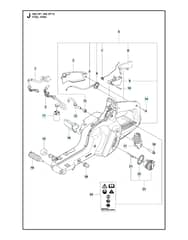 Husqvarna 592XP - Fuel Tank
