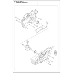 Husqvarna 592 XP G - 970493454 - Short Block