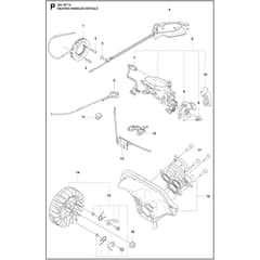 Husqvarna 592 XP G - 970493454 - Heated Handle 01