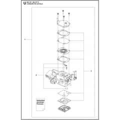 Husqvarna 592 XP G - 970493454 - Carburetor Details