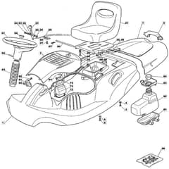 625M - 2003 - 	13-2659-13 - Mountfield Ride On Mower Body Diagram