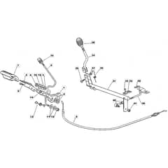625M - 2003 - 	13-2659-13 - Mountfield Ride On Mower Controls Diagram