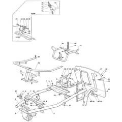 625M - 2006 - 13-2659-16 - Mountfield Ride On Mower Frame Diagram