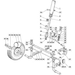 625M - 2006 - 13-2659-16 - Mountfield Ride On Mower Steering Diagram