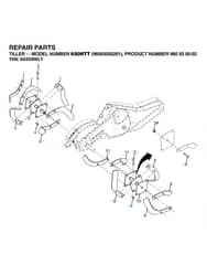 Husqvarna 650RTT - 2006-12 - Tine Assembly
