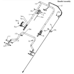 Masport 660 - 019031 - Dec 2007 7091922 - Handle Assembly