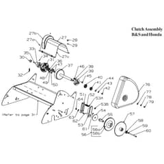 Masport 660 - 019055 - Sep 2010 7373501 - Clutch Assembly