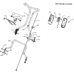 Masport 660 - 019055 - Sep 2010 7373501 - MSV Handle Assembly