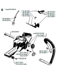 Husqvarna 66 - 1991-3 - Fuel Tank & Handle