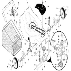 McCulloch 67521 - 96141005700 - 2008-09 - Drive Parts Diagram