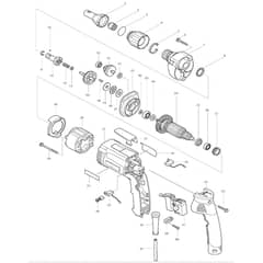 Makita 6823 - Drywall Screwdriver - Power Tool Diagram