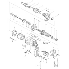 Makita 6824N - Drywall Screwdriver - Power Tool Diagram