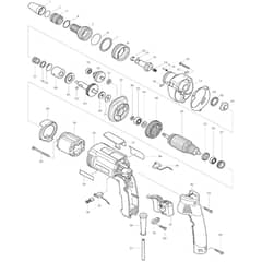 Makita 6827 - Screwdriver - Power Tool Diagram