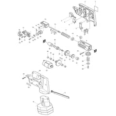 Makita 6831D - Cordless Auto Feed Screwdriver - Power Tool Diagram